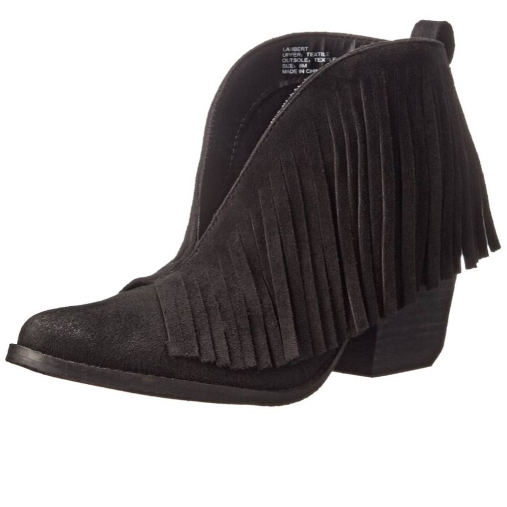 coconuts by matisse lambert fringe bootie